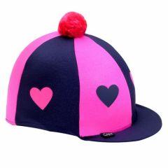 Capz Toque avec Cœurs et Pompon Fuschia - SHOPHORSE